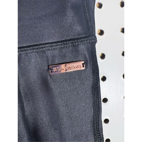 Sweaty Betty black shimmer mesh insert leggings size Xs - Picture 4 of 9